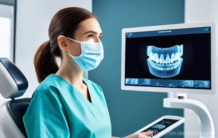 치과의사로서의 직업 윤리 - **Prompt 1: Empathetic Dentist-Patient Interaction**
"A warm, brightly lit dental office. A fema... 치과의사로서의 직업 윤리 - **Prompt 1: Empathetic Dentist-Patient Interaction**
"A warm, brightly lit dental office. A fema...