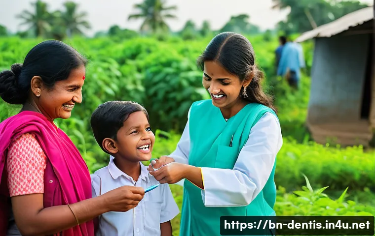 치과 클리닉 운영 성공 비결 - **Prompt for Community Outreach & Patient Acquisition:**
"A vibrant, cheerful scene at an outdoo...