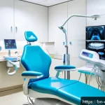 Home 19 치과 세미나와 학회 일정 소개 - A modern dental clinic scene in Bangladesh, showcasing advanced dental technology such as laser dent...