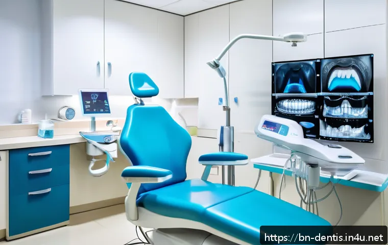 치과 세미나와 학회 일정 소개 - A modern dental clinic scene in Bangladesh, showcasing advanced dental technology such as laser dent...